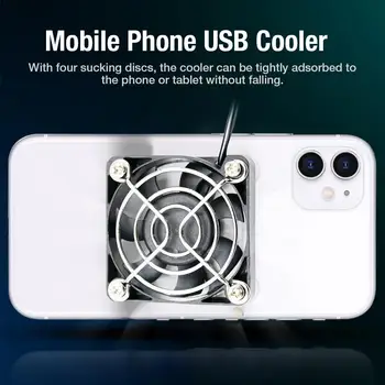 1.25 W Mobil Telefon USB Hűtő Univerzális Hordozható Gamepad Hűtő Ventilátor Vezérlő hűtőborda Ventilátor 4 Szívó Korong