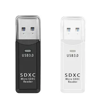 1 Db 2-in-1 Super Speed USB 3.0 Memória SD kártyaolvasó Adapter Micro SDXC SD, T-Flash TF Mini Memória kártyaolvasó Adapter