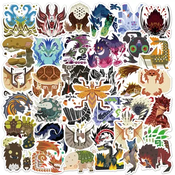 10/30/50PCS Anime Monster Hunter Graffiti Sisak Matrica Notebook Gitár Gördeszka Telefon Játék Rajzfilm PVC Matrica Nagykereskedelmi