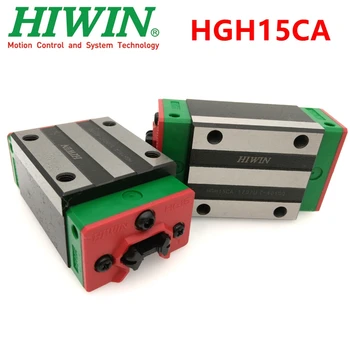 100% Eredeti Hiwin új HGH15CA 15MM lineáris guideway blokkok Lineáris keskeny kocsi HGR15 vezetősín CNC router
