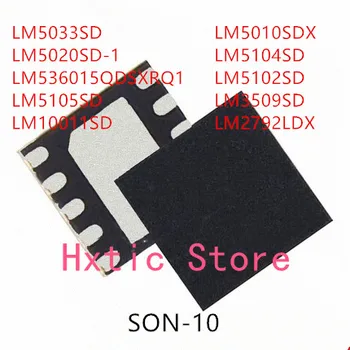 10DB LM5033SD LM5020SD-1 LM536015QDSXRQ1 LM5105SD LM10011SD LM5010SDX LM5104SD LM5102SD LM3509SD LM2792LDX IC