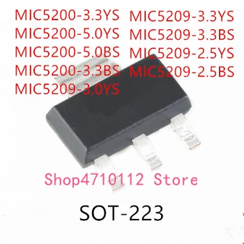 10DB MIC5200-3.3 YS MIC5200-5.0 YS MIC5200-5.0 BS MIC5200-3.3 BS MIC5209-3.0 YS MIC5209-3.3 YS MIC5209-3.3 BS MIC5209-2.5 YS MIC5209 IC