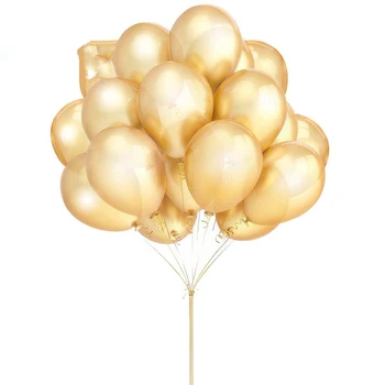 10db/Sok 10inch 1.8 g Arany Latex Léggömb Levegő labda Felfújható Party Esküvői Dekoráció Szülinapi Úszó Gyerekek Lufi Játék kellékek