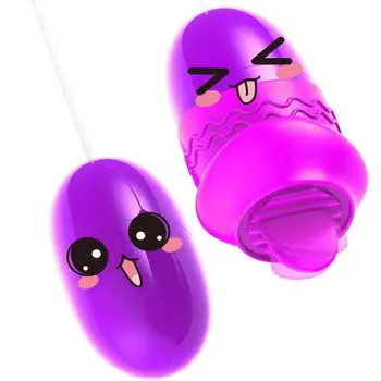 12 Sebesség Nyelv Szóbeli Nyalás Vibrátorok USB-Vibráló Tojás G-pont Vagina Masszázs Klitorisz Stimulátor Szexuális Játékszerek Nőknek a Szex Bolt