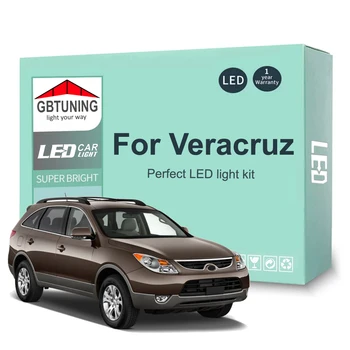 13Pcs LED Lámpa Izzó Készlet Hyundai ix55 Veracruz 2006-2015 Autó Olvasás Kupola Csomagtartóban Jármű Lámpa Canbus Nem Hiba 100%