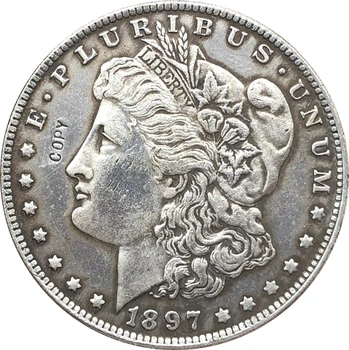 1897-O USA Morgan Dollár érmék MÁSOLAT