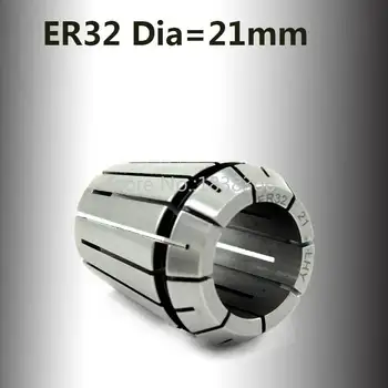 1db ER 32 ER32 Túlméretes 21mm Tavaszi Collet Eszköz Patronok fúrótokmány Arbors CNC Marás Eszterga Maró DIN 6499B Ingyenes szállítás