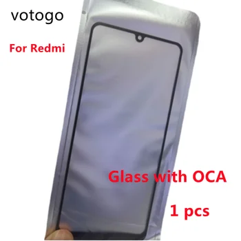 1db Front Külső Üveg OCA Redmi Megjegyzés 10 9 8 7 6 Pro Max 4G 5G 8A 9S 10x 10 Xiaomi LCD Kijelző Érintőképernyős Panel Lencse