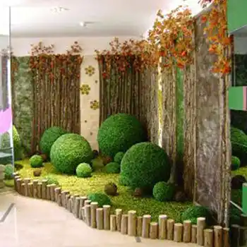 1db Szimulálni Zöld Fű Labdát Mesterséges Fű Műanyag Zöld Növény Hamis Virágok Otthon Kert Esküvői Dekoráció, Dekorációs Díszek
