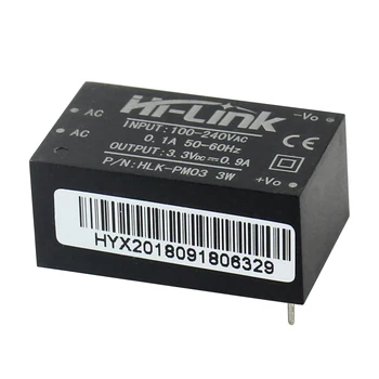1x HLK-PM01 HLK-PM03 HLK-PM12 AC-DC 220V, hogy 5V 3.3 V 12V Power Modul AC-DC Elszigetelt Hatalmat Modul UL/CE Háztartási Kapcsoló
