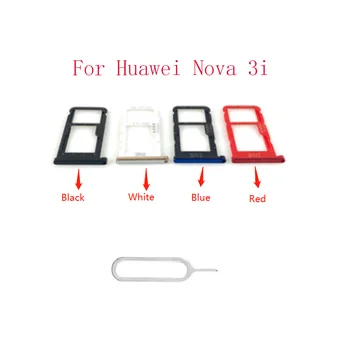 2/Db Huawei Nova 3i Sim-Kártya Tálca Jogosultja Aljzat Adapter Csere Alkatrészek