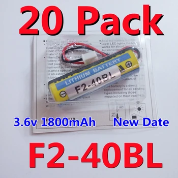 20 Csomag Új, Eredeti MITSUBISHI F2-40BL AA 3.6 V 1800mAh NYRT Lítium Akkumulátor