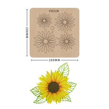 2021 Új Design Scrapbook Vágott Összecsukható Virág Formához Meghalni Vágni, Hogy Dekoráció, Kellékek Meghal Sablon