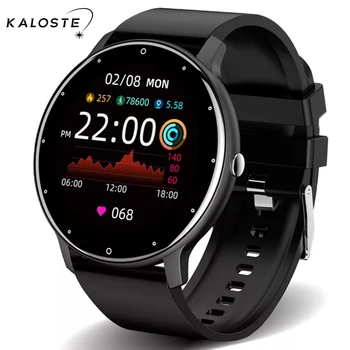 2021 Új Intelligens Karóra Női-Férfi Sport óra vérnyomás Aludni Monitoring Fitness tracker Android ios lépésszámláló Smartwatch