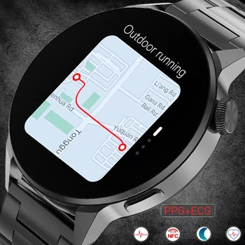 2022 NFC Smart Óra Férfiak a GPS Track Sport Karóra a Nők Vezeték nélküli Töltés Egyéni Tárcsázza a Hívni pulzusszám EKG Smartwatch Samsung