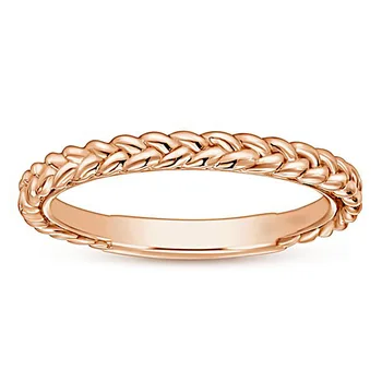 2022 Új Egyszerű Rose Arany Csavar Eljegyzési Gyűrűt a Nők Kreatív Bankett Trend Party Esküvői Gyűrű Ékszer