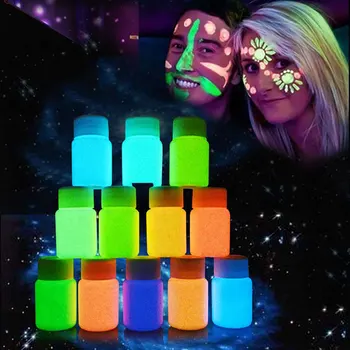 20ml UV Fény Neon Arc, Test Fluoreszkáló Festék Fényes Fluo Besugárzást világító Party Fesztivál, Dekoráció, Party Smink 669