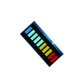2DB LED Kijelző Modul 10 Szegmens Bargraph Fény Kijelző Modul oszlopdiagram Ultra Fényes Piros, Sárga, Zöld, Kék Színek, színes