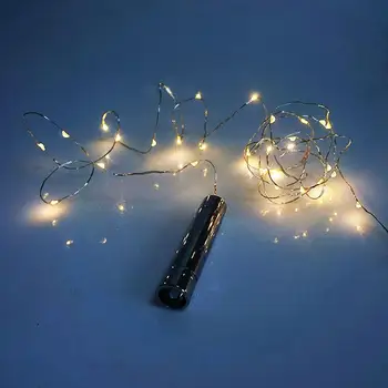 2M borosüveg Fény Parafa LED String Fények elemes tündérfény Koszorút, Karácsonyi Party, Esküvő, Bár Dekoráció új