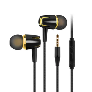 3,5 mm-es In-Ear Fülhallgató Bass Sztereó Fejhallgató, Fülhallgató Fülhallgató, Mikrofonnal Iphone Samsung Huawei Xiaomi Vivo Oppo