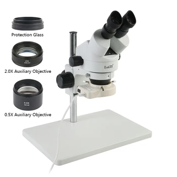 3.5 X-90X Folyamatos Zoom Binokuláris Sztereó Mikroszkóp LED Fény Telefon Alaplap Forrasztás-Javító Eszköz