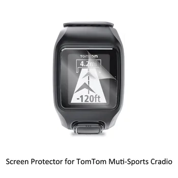 3* Clear LCD PET Fólia-Anti-Semmiből Képernyő Védő Fedelet a TomTom Tom Tom Muti-Sport Futó Carido