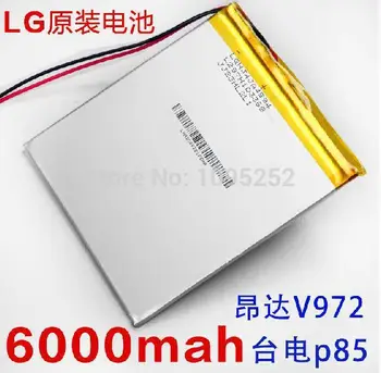 4593105 tabletta 6000 mah-s akkumulátor elektromos P85 V972 akkumulátor ingyenes szállítás