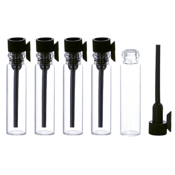 50 db / tétel 1 ml 2ml lehet tele a pohár üres parfümös üveg Minta Cseppentő üveg üres üveg parfüm Cső Per Palack