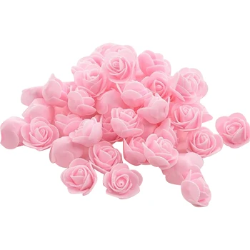 50Pcs Rózsa Mesterséges Virág Esküvő Party Dekoráció DIY Valentin-Napi Ajándék, Kreatív Iroda Hálószoba Asztal Dekoráció Ajándék