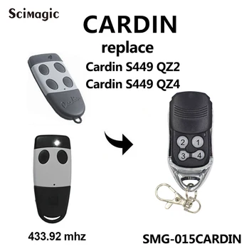 5db Számára Cardin S449 QZ2 QZ4 Cardin garázskapu nyitó távirányító adó, 433.92 MHz-es gördülő kód garázs parancs