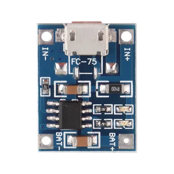 5V-os Mini MICRO USB 1A TP4056 Lítium Akkumulátor Modul Li-ion Akkumulátorok Töltési Töltő Testület Modul Nagykereskedelmi