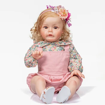 60cm Újjá Kisgyermek Lány Hercegnő Sue-sue-Kéz Részletes 3D Festés Gyerek Baba Játékok Karácsonyi Ajándék
