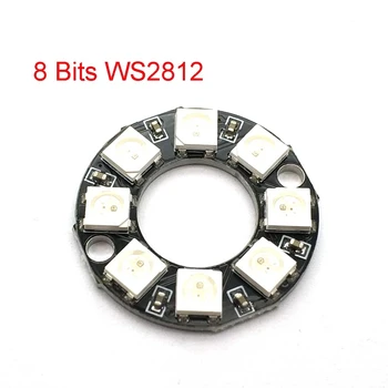 8 Bit WS2812 5050 RGB LED Gyűrű Lámpa Beépített Meghajtók Uno Diy Készlet