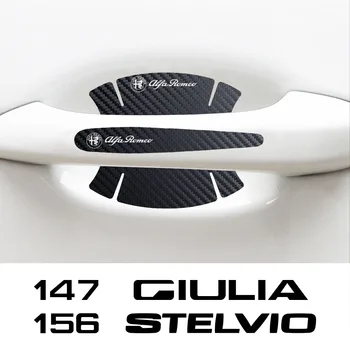 8DB ajtókilincsen Kupa Matricák Alfa Romeo Giulia Giulietta 147 156 159 Mito Stelvio Sportiva Autó Tartozékok, Külső