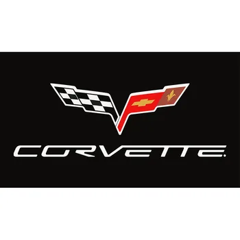 90x150cm Corvette Zászló Dekoráció