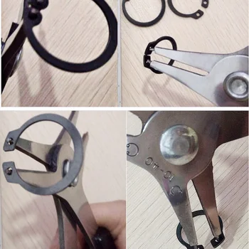 A belső, mind a Külső Seeger-Fogó Rögzítő Gyűrű Fogó Két-In-One Kettős felhasználású Rögzítő Gyűrű Fogó A Repair Tool OW