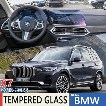 a BMW X7 G07 2019~2022 Autós Navigációs Eszköz, GPS Automatikus Hátsó Kijelző TV-Film Érintse meg a Teljes Képernyő Védő Edzett Üveg