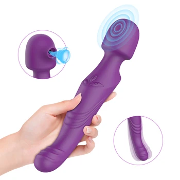 A csikló Vibrátor Szívó Vibrátor G-pontot Stimuláció 10 Szívó & Rezgés Klitorisz Stimulátor Szilikon Szexuális Játékszerek Nőknek, Pároknak