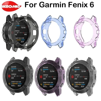 A Garmin Fenix 6 Szilikon Védő burkolata a Garmin Fenix 6/6 Pro Smart Óra Puha védőtok Magas Minőség