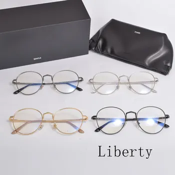 A koreai Márka GM Optikai Szemüveg Keret, a Szabadság Kör Alufelni Rövidlátás Olvasás Presciption Szemüveg Keretek, Férfiak, Nők Esetében
