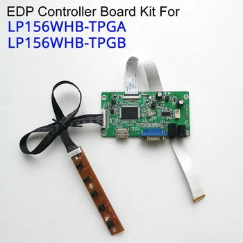A LP156WHB-TPGA LP156WHB-TPGB wled kijelzővel EDP 30Pins notebook PC panel +VGA vezérlő meghajtó testület 15.6