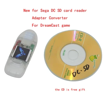 A Sega DC SD kártya olvasó jelzőfény Adapter Átalakító DreamCast játék