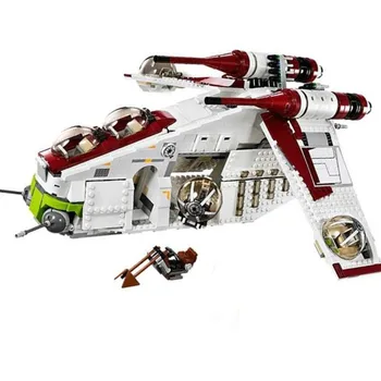 A Star Wars Játék Köztársaság Harci Készlet Kompatibilis a Csillag 05041 Wars Hajó a Gyermekek Oktatási Blokk Ajándék Fiú