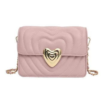A szerelem kis négyzet alakú táska, 2019 új divat váll Messenger táska Női táska