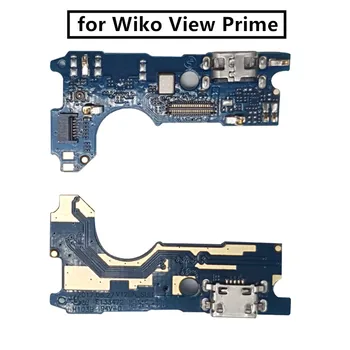 a Wiko Megtekintése Miniszterelnök USB Töltő Port Dokkoló Csatlakozó NYÁK-Testület Szalag Flex Kábel telefon képernyő javítás alkatrészek