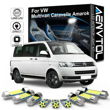 AENVTOL Canbus A Volkswagen VW Multivan Caravelle T4 T5 T6 Amarok 1996-2007 2011 2018 MVP Jármű LED Belső Fény Tartozékok