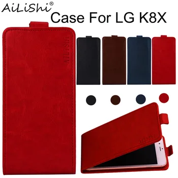 AiLiShi Esetében LG K8X Luxus Flip Top Minőségű PU bőrtok K8X LG Exkluzív 100% - Os Telefon védőburkolat Bőr+Követés