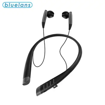 AKZ-T61 Bluetoot 5.0 Hordható Nyakán Lóg a Vezeték nélküli Bluetooth-Fülhallgató MP3 kártyás Nehéz Basszus Sztereó In-ear Fülhallgató a Telefonhoz