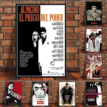 Al Pacino Gengszter Film Csillag, Fénykép, Art Poszter Vászon Festmény Iroda Falára Kép Északi Modern Hálószoba, Lakberendezés Nyomatok