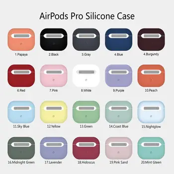Alkalmazandó Apple AirPods Pro Airpods 3 Fedezze Új ultra-vékony, puha egyszínű split esetében